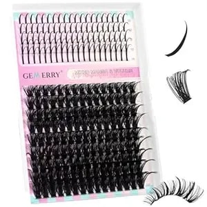 Lash Clusters With Spikes 100d Long 12-21mm Cluster Eyelash Extensions Diy Wispy Natural Lash Clusters Spiky Individual Lashes Eyelashes Mink By Gemerry