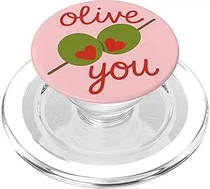Popsockets Phone Grip – Heart Popsocket - Olive You Popsockets Popgrip For Magsafe