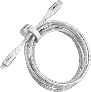 Otterbox Premium Pro Fast Charge Lightning To Usb-C Cable, 2m - Ghostly Past (White)