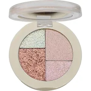 All Glitter Eyeshadow Palette, 4 Colors, Sparkling Sequin Eyeshadow, Shiny Pearl Powder Eye Shadow, Multicolor Glitters Eyes Makeup, Pink Brown Glitters Eyeshadsow, Glitter Eyes Color