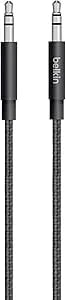 Belkin Mixit Metallic Aux / Auxiliary Cable, 4 Feet (Black)