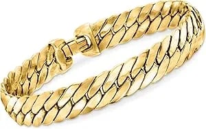 Ross-Simons Italian 14kt Yellow Gold Cuban-Link Bracelet