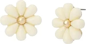 Betsey Johnson Jewelry Women'S Spring Chick Daisy Stud Earrings