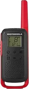 Motorola Solutions T210 Two-Way Radio Black W/Red Two-Pack