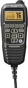 Icom Ic-Hm-195b Command Mic Iv For m424 Vhf, Black