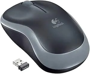 Wireless Mouse - Logitech M185 Wireless Mouse,Black Red
