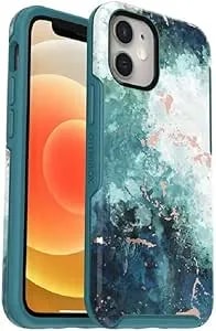 Otterbox Iphone 12 Mini (Only) - Symmetry Series Case - Seas The Day - Ultra-Sleek - Wireless Charging Compatible - Raised Edges Protect Camera & Screen - Non-Retail Packaging