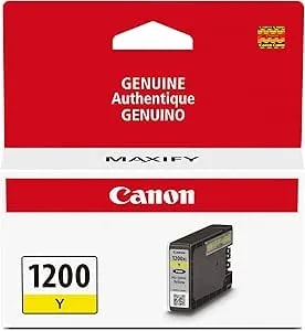Canon Pgi-1200 Genuine Yellow Ink Tank, Compatible With mb2120, mb2720, mb2020, And mb2320 Printers