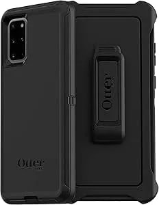 Otterbox Galaxy s20+ (Only) - Defender Series Case - Black - Rugged & Durable - With Port Protection - Holster Clip Included - Non-Retail Packaging