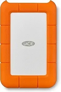 Lacie Rugged Mini, 2tb, 2.5", Portable External Hard Drive, For Pc Mac Ipad And Iphone, Data Rescue Service (lac9000298)