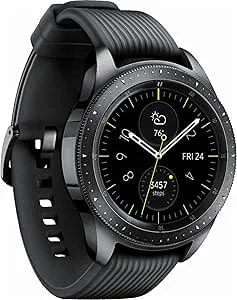 Samsung Galaxy Watch (42mm) Smartwatch (Bluetooth) Android/Ios Compatible -SM-R810 Intenational Version -No Warranty (Midnight Black) (Renewed)