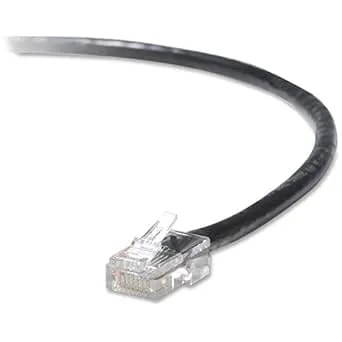 Belkin Cat5e Patch Cable, Black, 5 Feet (A3L791-05-BLK-S)