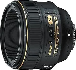 Nikon Af-S Fx Nikkor 58mm F/1.4g Lens For Nikon Dslr Cameras (Renewed)