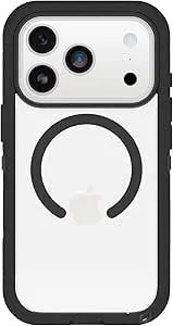 Otterbox Iphone 17 Pro Defender Series Pro XT Clear Case - Dark Side - Black - Tough, Rugged & Durable Iphone Case, Snaps On Magsafe