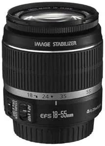 Canon EF-S 18-55mm F/3.5-5.6 IS Zoom Lens For Canon SLR Cameras (Renewed)