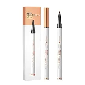 2026 Upgraded Magic Eyebrow Pencil, Eyebrow Pencils For Women, 3d Waterproof 4-Tip Microblading Eyebrow Pen, Precise Eyebrow Contouring Pen For Beginners (Black)