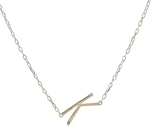 Alex And Ani Initial K Precious Elongated Necklace