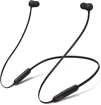 Beats Flex Wireless Earbuds - Apple W1 Headphone Chip, Magnetic Earphones, Class 1 Bluetooth, 12 Hours Of Listening Time, Built-In Microphone - Black
