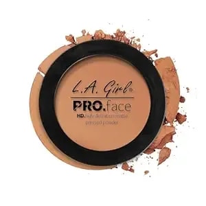 L.A. Girl Pro Face Powder - Warm Caramel, Lax-gpp612, 0.25 Ounce (Lax-gpp612-B)