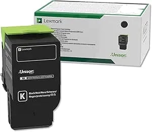 Lexmark c251uk0 Black Ultra High Yield Return Program Cartridge Toner, Grey