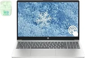 Hp 15.6" Fhd Touchscreen Business & Student Laptop Computer, 16gb Ram 512gb Ssd, 8-Core Intel Core i3, Plusera Earphones, Moonlight Blue