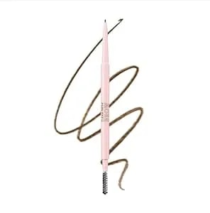 Covergirl Clean Fresh Brow Nano, 500 Medium Brown, Eyebrow Pencil, Ultra-Precise Tip, Waterproof, Transfer-Resistant, Built-In Spoolie, Vegan Formula, 0.001oz