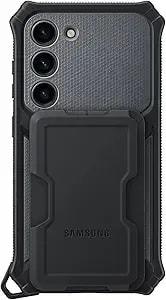 Samsung Galaxy s23 Rugged Gadget Phone Case, Heavy Duty Protective Cover W/Platform For Card Slot Holder, Wrist Strap, Detachable Accessories, Us Version, Ef-rs911cbegus, Titan