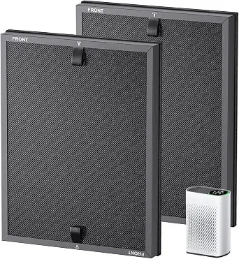hap602 Replacement Filters For Ecoself hap602 / hap602wf Air Purifier - 3-In-1 hap602 Hepa Filter Replacement, High-Efficient Filtration For Home, 2 Pack