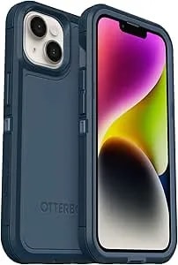 Otterbox Iphone 14 & Iphone 13 Defender Series Xt Case - Open Ocean (Blue), Screenless, Rugged, Snaps To Magsafe, Lanyard Attachment