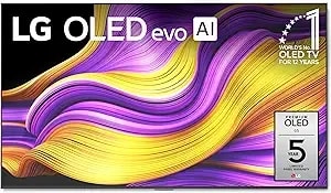 Lg (Refurbished) 65-Inch Class Oled Evo Ai 4k g5 Series Smart Tv W/Dolby Atmos, Dolby Vision, hdr10, Ai Super Upscaling 4k, Filmmaker Mode, Wow Orchestra, Alexa Built-In (oled65g5wua, 2025) (Renewed)