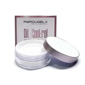 Oil-Control Setting Powder - Cloud To Mist Oil-Control Loose Powder - Soft-Focus Matte Powder - 63% Natural Mineral Powder,Gentle And Lightweight,Long-Lasting Hold,Locks In Velvety Matte Finish,0.32 Oz