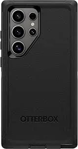 Otterbox Samsung Galaxy s24 Ultra (Only) - Defender Series Case - Black - Case Only - Rugged & Durable - With Port Protection - Non-Retail Packaging