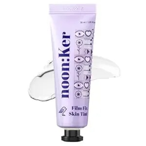 Film Fix Skin Tint Custom Color Vegan Foundation - Flawless& Seamless Coverage, Soothing Care, 12hours Long Lasting, Glossy Skin Cover, Waterproof (Cremello(White))