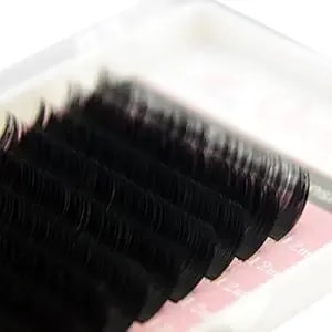 Ellipse Eyelash Extension 0.15 C Curl 8-13mm Mixed Tray Flat Eyelashes False Mink Individual Eyelash Extension Professional Salon Used By Qeelasee (C, 16/17/18)