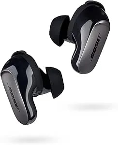 Bose Quietcomfort Ultra Bluetooth Earbuds, Wireless Earbuds With Spatial Audio And World-Class Active Noise Cancellation, Deep Bass, Up To 6 Hours Of Playtime, Black