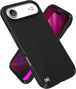 Speck presidio2 Grip For Iphone 17 Air Case, Slim Protective Case, Black/Slate Grey/White