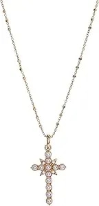 Alex And Ani Divine Guides Cross Pendant Necklace