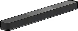 Sennheiser Ambeo Soundbar Plus For Tv And Music With Immersive 3d Surround Sound, Virtual 7.1.4 Speaker Setup, Built-In Dual Subwoofers, Advanced Streaming Connectivity, Night Mode, Black