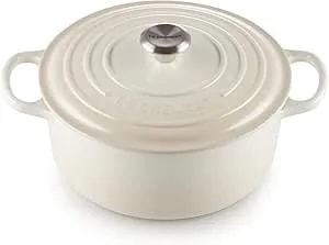 Le Creuset Enameled Cast Iron Signature Round Dutch Oven, 5.5 Qt., Meringue
