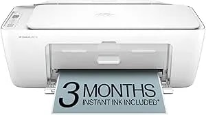 HP Deskjet 2827e Wireless All-In-One Color Inkjet Printer, Scanner, Copier, Best-For-Home, 3 Month Instant Ink Trial Included, AI-Enabled (6W7F5A)