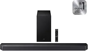 Samsung Hw-q600f 3.1.2ch Q-Series Soundbar, With Wireless Subwoofer, Dolby Audio/Dts Virtual:X, Q-Symphony & Game Pro Mode