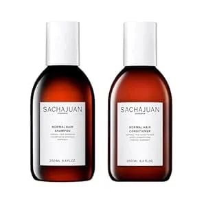 Sachajuan Normal Hair Shampoo And Conditioner Set - Ocean Silk Technology For Everyday Cleansing, Volume & Shine - Lightweight Hydration & Detangling - Vegan & Paraben-Free - Pack Of 2 (8.4 Oz)