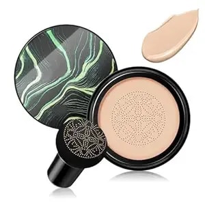 2026 New Mushroom Head Cushion Cc Cream, Makeup Foundation For Older Women, Perfectfor Light/Medium Complexions, Full Coverage Bb Cream Foundation For All Skin Types (Natural)