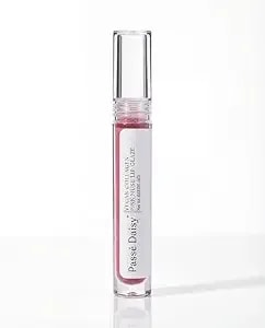 Vegan Collagen Lip Glaze Balm, Pink Muse Lip Glaze, Full-Size Silky Sheer Lip Gloss For A Fuller Look, For Hydrating Shine, Sulfate Free, Paraben Free, Natural Oils - Tinted Hydration