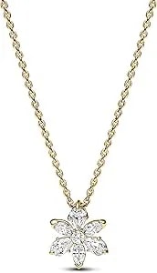 Pandora Sparkling Herbarium Cluster Pendant Necklace