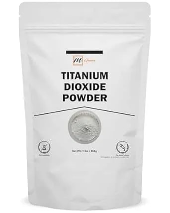 100% Natural Non-Nano & Uncoated Titanium Dioxide Powder For Skin Hair And Health Care 1 Lbs / 454 Gms