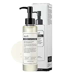 Dearklairs Cleansing Oil - 6 Plant Oils, No Parabens, Korean Makeup Remover For Sensitive Skin, Double Cleanse Step, Vegan Cruelty-Free, 5.07 Fl Oz