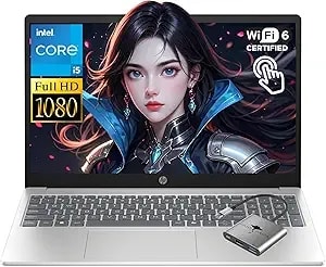 Hp 15.6" Fhd Touchscreen Laptop, Intel 10-Core i5-1334u(Up To 4.6ghz) 32gb Ram 1tb Ssd, Win 11 wifi6 Bluetooth Windows Ai Microsoft Copilot Computer For Business Gaming W/Gm Accessory