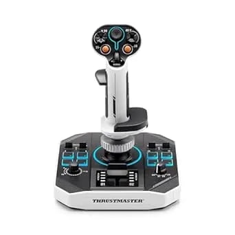 Thrustmaster Sol-r1 Flight Joystick, Hall Effect Technology For Ultra-Precise Gaming, 44 Buttons Ideal For Space Flight Simulation (Compatible With Pc)