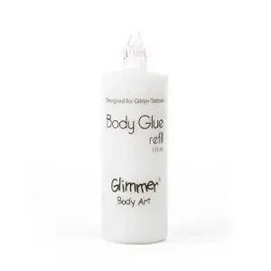 Glimmer Body Art Glitter Tattoo Skin Glue 4.2 Fl Oz. (120 Ml)